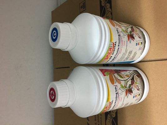 สีฟ้าสีม่วงแดงสีเหลืองสีดำหมึกพิมพ์ดิจิตอล / CMYK หมึกสีระเหิด