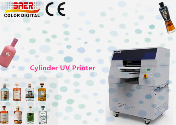 เครื่องพิมพ์สียูวีแบบดิจิทัล SAER กระบอก 360 / โปรแกรมพิมพ์สียูวีสําหรับ Tumbler