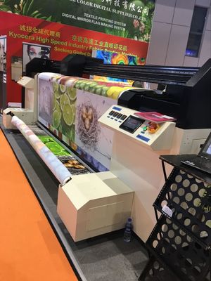 600 - 1800 Dpi เครื่องพิมพ์สิ่งทอ, เครื่องพิมพ์ผ้าอุตสาหกรรม Cmyk คู่