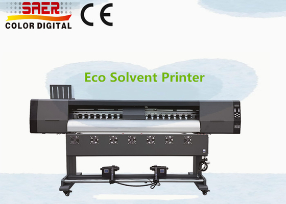 Eco Solvent Plotter Vinyl Eco Solvent Printer สําหรับการตกแต่งภายในและกราฟิกผนัง