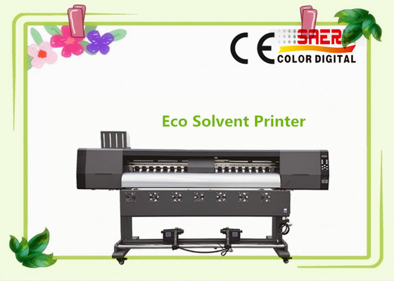 เครื่องพิมพ์สารละลายอีโค 4 สี เครื่องพิมพ์กล่อง 1.8m ขนาดสําหรับโฆษณากล่องแสง