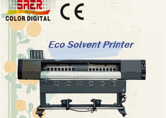 เครื่องพิมพ์สารละลายอีโคสําหรับ PVC ผ้าใบสติ๊กเกอร์ วินิลพิมพ์ พิมพ์หมึก