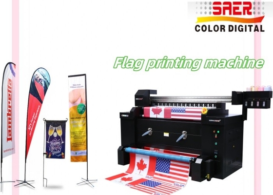 1.2M I3200 หัวเครื่องพิมพ์ธงผ้าสี Sublimation การพิมพ์โดยตรง