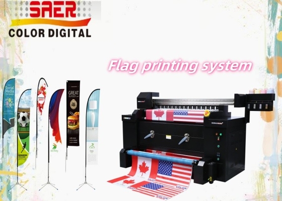 เครื่องพิมพ์ธง sublimation สีด้วยความละเอียดสูง