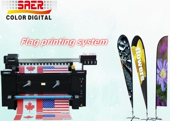 เครื่องพิมพ์ sublimation ฟันธง สําหรับผ้าพอลิเอสเตอร์ เนื้อผ้า satin, เสื้อยืด