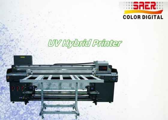 Epson i3200 UV Hybrid Printer รอลล์และเครื่องพิมพ์ยูวี