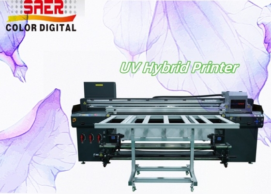 โปสเตอร์ โฆษณา เครื่องประดับ วัสดุ งานหัตถกรรม Roll To Roll พิมพ์แผ่น UV Hybrid Printer