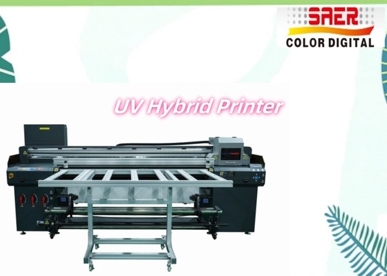 เครื่องพิมพ์ยูวีแบบ Hybrid Flatbed ที่มีความแม่นยําสูงและความเร็วสูง และเครื่องพิมพ์แบบ Roll to Toll เครื่องพิมพ์ยูวี Belt Convey Hybrid Inkjet Printer