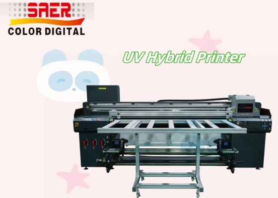 โปสเตอร์โฆษณา อิเล็กทรอนิกส์ เครื่องประดับ วัสดุงานอาชีพ Roll To Roll & Flatbed Printing UV Hybrid Printer