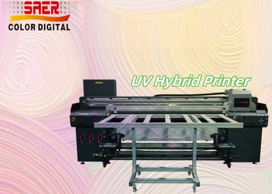 SAER โปสเตอร์โฆษณา เครื่องประดับ วัสดุ โรลไปโรล และพิมพ์บนแผ่น UV Hybrid Printer