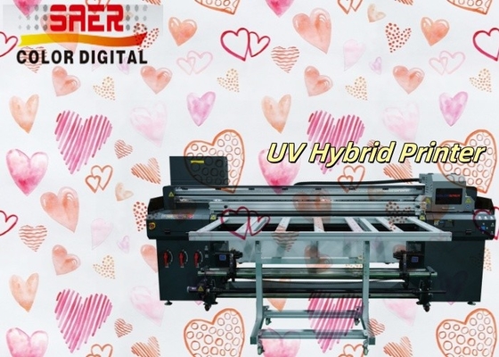 1.8m การรับประกัน 1 ปี การสนับสนุนทางเทคนิค กลมต่อกลม และเครื่องพิมพ์ UV แบบแผ่น