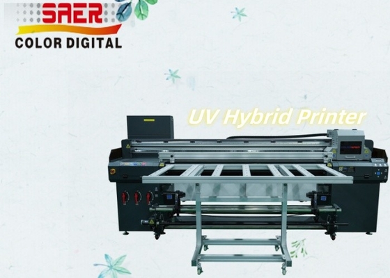 1.8m ขนาดกว้าง Inkje CMYKW ไม้ Vinyl Roll Sticker กระดาษกระดาษ UV Hybrid พิมพ์