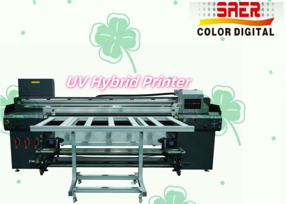 SAER UV Plotter หัวพิมพ์ความละเอียดสูง รูปแบบกว้าง Roll to Roll และเครื่องพิมพ์ยูวีไฮบริด Flatbed
