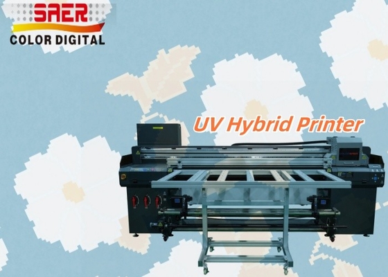 เครื่องพิมพ์ Flatbed And Roll To Roll All-in-one Inkjet Printer เครื่องพิมพ์ยูวีไฮบริด