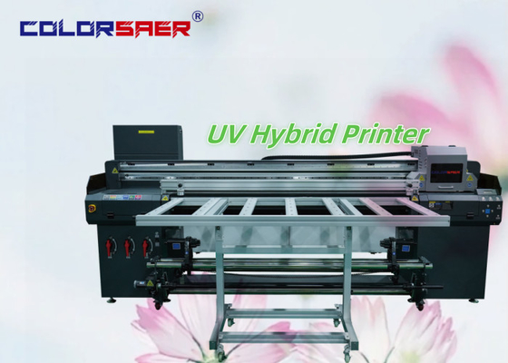 ประเทศจีน โรงงานขายตรง 1800MM เครื่องพิมพ์ไฮบริดดีจิทัล Inkjet UV All in One