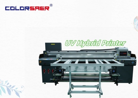 ประเทศจีน โรงงานขายตรง 1800MM เครื่องพิมพ์ไฮบริดดีจิทัล Inkjet UV All in One