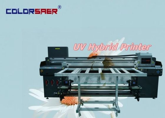 จีน โรงงาน คุณภาพดี UV เครื่องพิมพ์ Flatbed And Roll To Roll UV Hybrid Printer