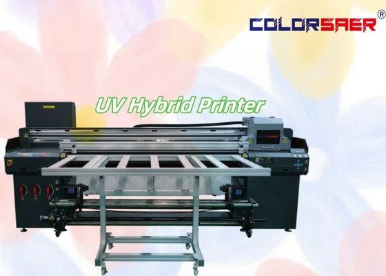 เครื่องพิมพ์ UV Inkjet สําหรับธุรกิจขนาดเล็ก เครื่องพิมพ์ UV Hybrid สําหรับวัสดุต่าง ๆ