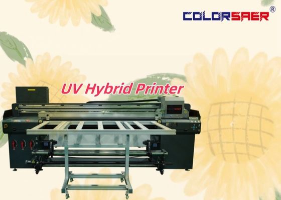 เครื่องพิมพ์ UV Inkjet สําหรับธุรกิจขนาดเล็ก เครื่องพิมพ์ UV Hybrid สําหรับวัสดุต่าง ๆ