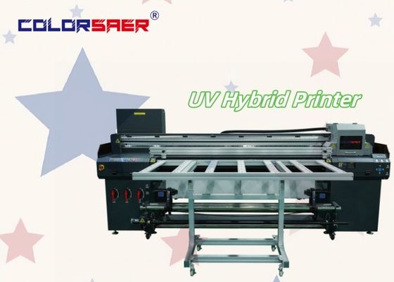 โรลทู โรลล พิมพ์แผ่น UV Hybrid Printer สําหรับโปสเตอร์ โฆษณา อิเล็กทรอนิกส์ เครื่องประดับ วัสดุ งานฝีมือ