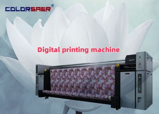 เครื่องพิมพ์ผ้าผ้า Sublimation 8 หัว Inkjet Sublimation เครื่องพิมพ์ดิจิตอล ความเร็วสูง