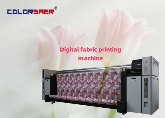 เครื่องพิมพ์ผ้าดิจิทัล 3.2 เมตร พร้อมฮีตเตอร์ - หมึกพิมพ์ระเหิด CMYK
