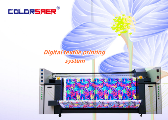 เครื่องพิมพ์สิ่งทอดิจิตอลอัตโนมัติ 2.2 เมตร สำหรับผ้าฝ้าย ผ้าไหม ผ้าขนสัตว์ 2200 มม.