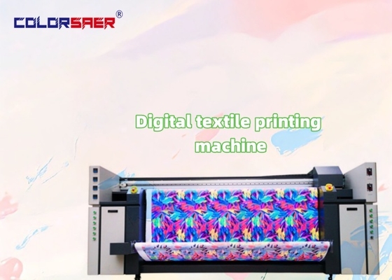 เครื่องพิมพ์สิ่งทอดิจิตอลอัตโนมัติ 2200 มม. พร้อมหัวพิมพ์ Epson i3200 จำนวน 3 หัว