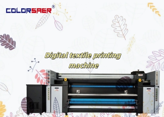 เครื่องพิมพ์ผ้าปูนและพอลิเอสเตอร์แบบดิจิตอลขนาดใหญ่ I3200 พร้อมหมึก sublimation และ Pigment