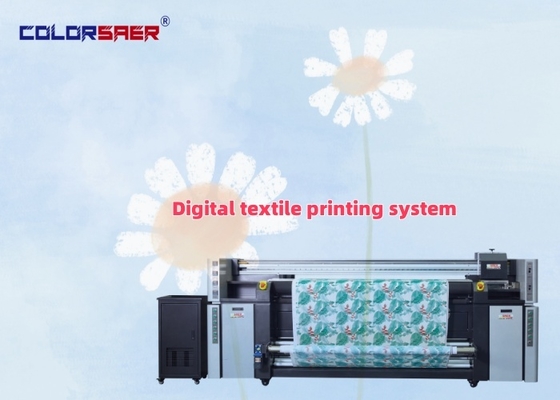 เครื่องพิมพ์ sublimation ขนาดใหญ่มืออาชีพสําหรับผ้า 2m ความกว้างการพิมพ์ Roll to Roll Sublimation Printer