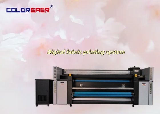 เครื่องพิมพ์ระเหิดดิจิตอลขนาดใหญ่ 2 เมตร พร้อมหัวพิมพ์ I3200 บนผ้าโพลีเอสเตอร์และผ้าฝ้าย
