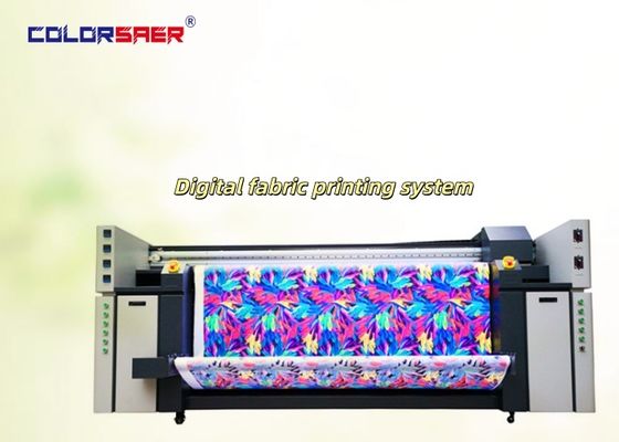 COLOR SAER เครื่องพิมพ์สับลิเมชั่นตรงกับผ้า I3200 หัวสําหรับการแสดงธง/ธงบนผนัง