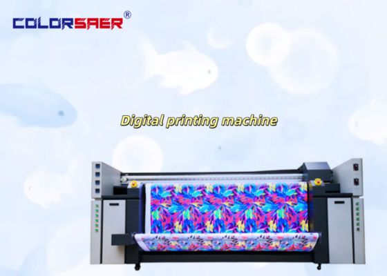 Color SAER Quality Assurance Inkjet Plotter 4 & 8 เครื่องพิมพ์ผ้าสีสําหรับผ้าพอลิเอสเตอร์และผ้าปูน
