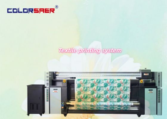 ระบบการพิมพ์สิ่งทอแบบม้วนต่อม้วนรูปแบบกว้าง DPI สูง พร้อมหัวพิมพ์ i3200 จำนวน 4 หัว ในราคาที่แข่งขันได้