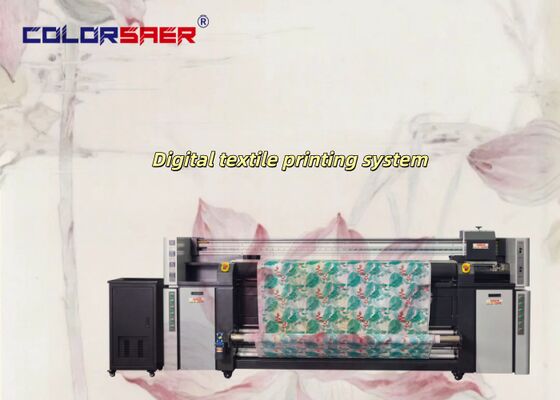 SAER คุณภาพสูง 2 หรือ 4 หรือ 8 ชิ้น I3200 หัวขนาดใหญ่ 2m / 3.2m Inkjet Dye Sublimation Printer With Plotter Machine