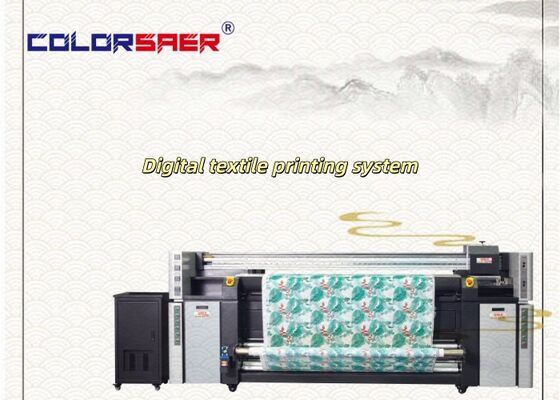 สภาพใหม่ เครื่องพิมพ์ผ้าดิจิตอลขนาดใหญ่ความเร็วสูง เครื่องพิมพ์หมึก sublimation คุณภาพสูง