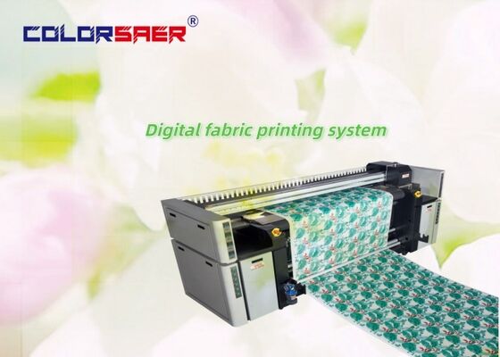 เครื่องพิมพ์สิ่งทอ SAER คุณภาพสูง อเนกประสงค์ 4 สี หรือ 8 สี พร้อมระบบทำความร้อนแบบครบชุด พร้อมหมึกพิมพ์ Pigment หรือหมึก Sublimation