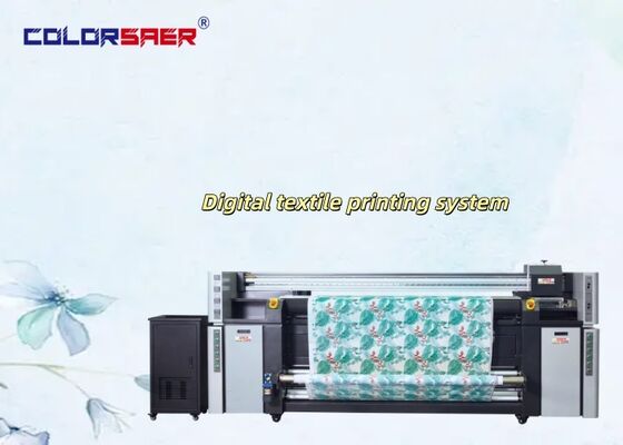 ราคาที่แข่งขันได้ 2m หรือ 3.2m สามารถปรับเปลี่ยนรูปแบบขนาดใหญ่ Roll to Roll เครื่องพิมพ์ผ้า 4 หรือ 8 หัว