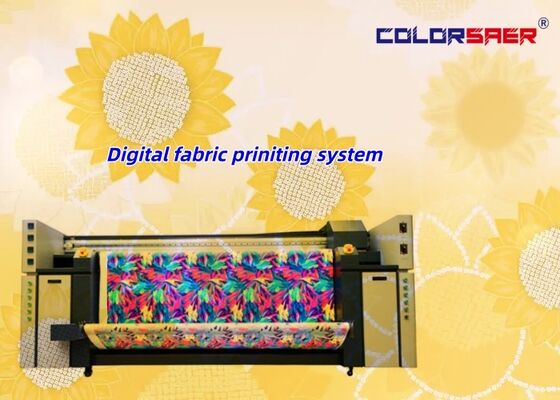 ราคาที่แข่งขันได้ 2m หรือ 3.2m สามารถปรับเปลี่ยนรูปแบบขนาดใหญ่ Roll to Roll เครื่องพิมพ์ผ้า 4 หรือ 8 หัว