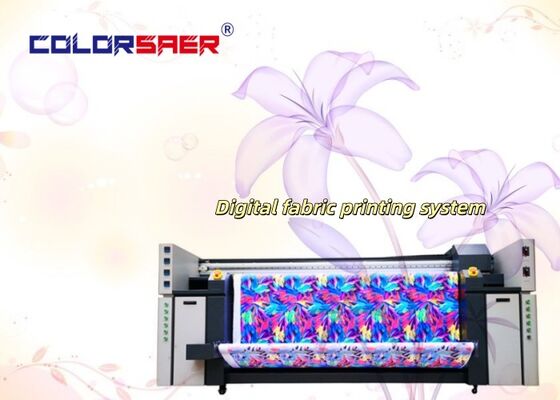 SAER การควบคุมคุณภาพที่ดี เครื่องพิมพ์แบบ Inkjet ขนาดใหญ่ เครื่องพิมพ์ Sublimation Dye พร้อมเครื่องทําความร้อนอินฟราเรดไกล All-in-one Plotter