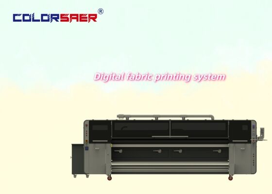 SAER KJ4B-QL เครื่องพิมพ์ sublimation หัวพิมพ์ พร้อมการพิมพ์ Roll-to-Roll และความกว้าง 3200mm สําหรับการพิมพ์ผ้าและธง