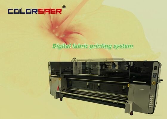 SAER Intelligent Control Reduced Noise Negtive Pressure System Textile Printing System With KJ48-QL Print Head