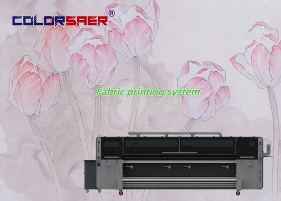 เครื่องพิมพ์ผ้าอิงค์เจ็ทเทคโนโลยีใหม่ขนาดใหญ่ 3.2 เมตร มัลติฟังก์ชัน พิมพ์ลายผ้าด้วยหมึกสีและหมึกซับลิเมชั่น