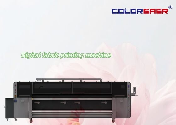 3.2m SAER COLOR Digital Direct to Fabric Sublimation Printer พร้อม I3200 4pcs & 8pcs Print Head Textile Plotter สําหรับผ้าพอลิเอสเตอร์และผ้าปูน