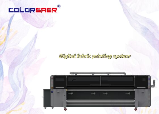 ระบบการพิมพ์ผ้าขนาดใหญ่ 4 & 8 สีคุณภาพสูง เครื่องพิมพ์ผ้าแบบ Inkjet ความแม่นยําสูง