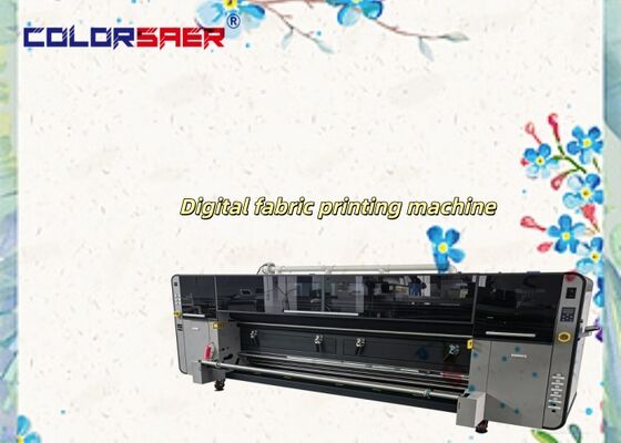 SAER สี 4 & 8 ชิ้น I3200A1 หัวพิมพ์ 3.2m All-in-one โฆษณา สีสูง Inkjet เครื่องพิมพ์ธงดิจิตอล