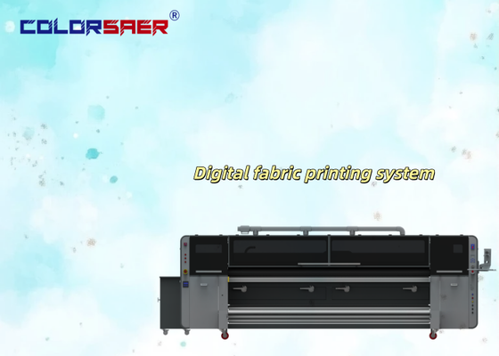 Imprimante Sublimation 2m & 3.2m Sublimation Polyester Printing System Cotton Fabric Printing Machine