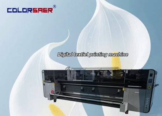 เครื่องพิมพ์ผ้าดิจิทัลขนาดใหญ่ SAER High-End หน้ากว้าง 3.2 เมตร เครื่องพิมพ์สิ่งทอดิจิทัล พร้อมหัวพิมพ์ KJ4B-QL 4 หัว