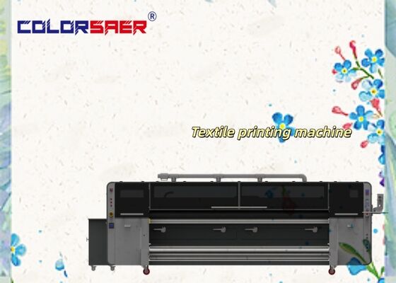 SAER CSR3200 รุ่นใหม่ อายุการใช้งานยาว Inkjet Textile Roll to Roll Printer with Heater Unit System สําหรับผ้า