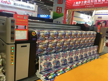 3 หัว Epson ระเหิดเครื่องพิมพ์ดิจิตอลสำหรับผ้าหมึกอย่างต่อเนื่องอุปทาน
